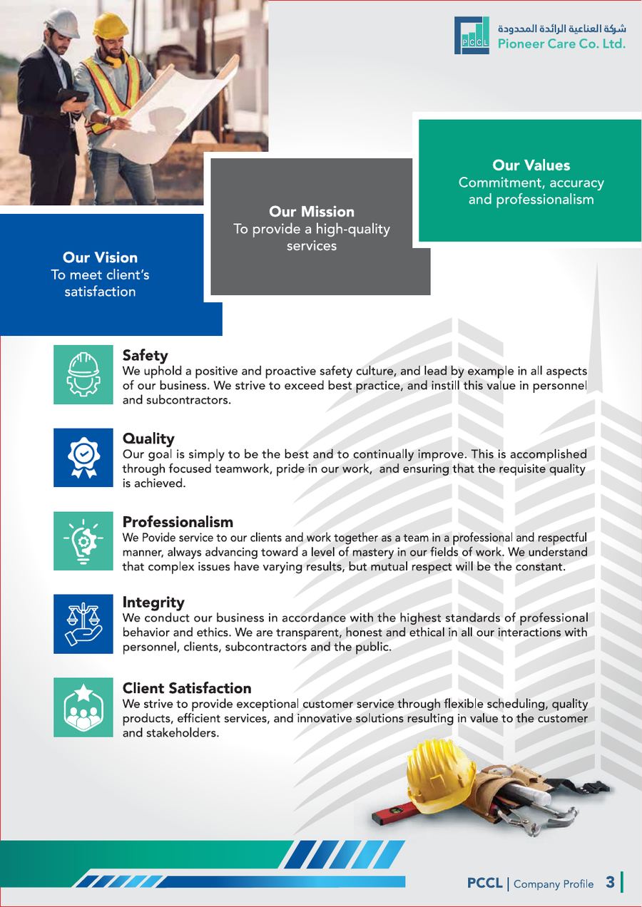 Pioneer Care values